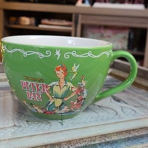 Large green Peter Pan mug